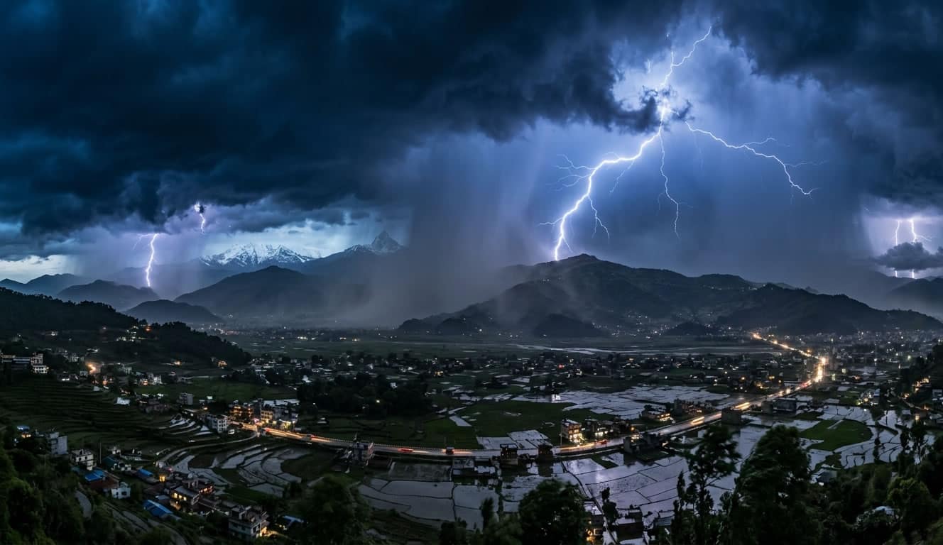 देशका अधिकांश सहरी क्षेत्रमा वर्षाको सम्भावना