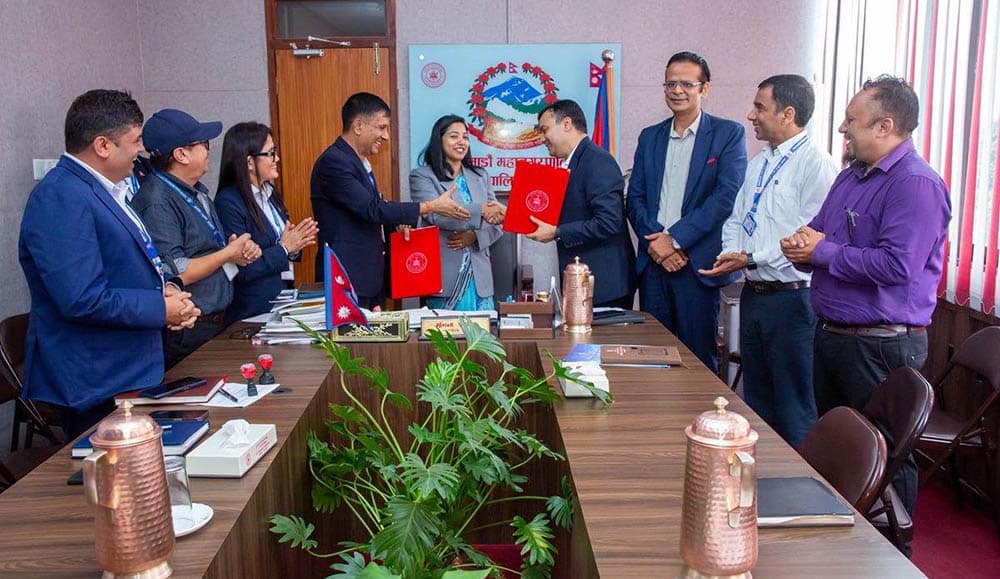 बायोग्याँस प्लान्ट सञ्चालनमा ल्याउन काठमाडौँ महानगर र वैकल्पिक उर्जा केन्द्रबीच सम्झौता
