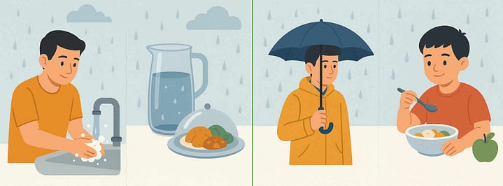 बर्खामा अपनाउनुपर्ने सावधानीहरू